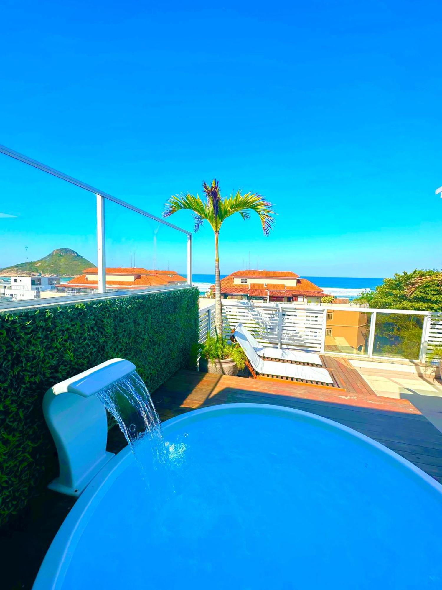 Apartemen Cobertura Piscina Aquecida 1 Min Da Praia Do Recreio Dos Bandeirantes *